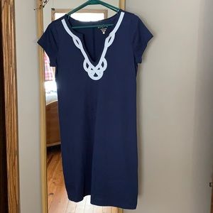 Lilly Pulitzer Brewster tshirt dress true navy
